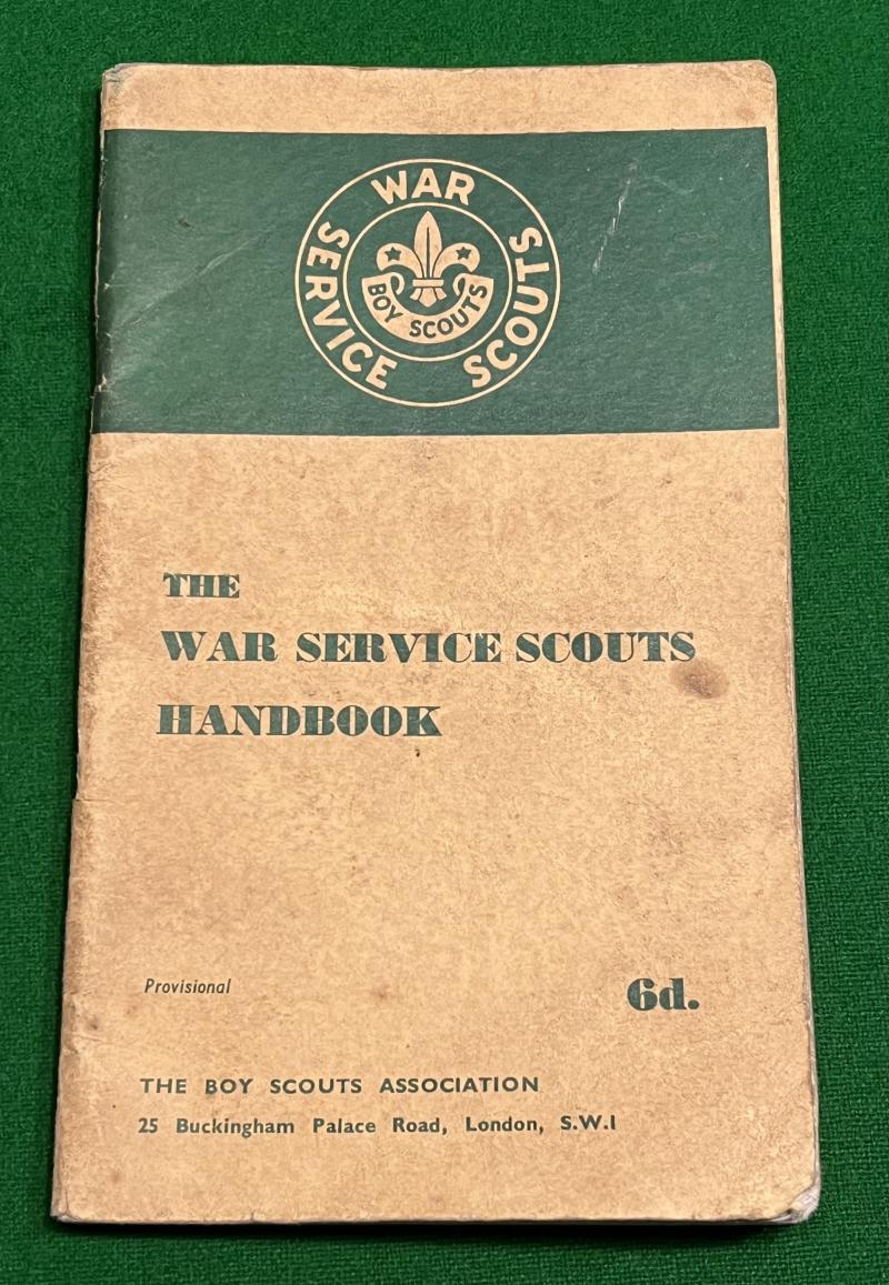War Service Scouts handbook.