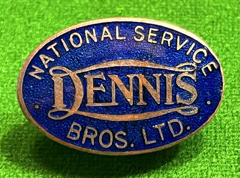 Dennis Bros National Service badge.