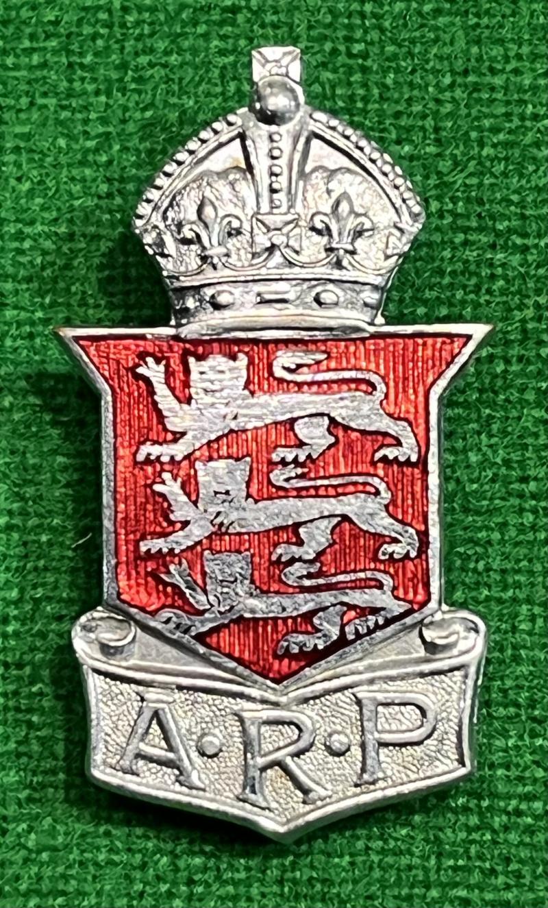 Jersey ARP Lapel badge.