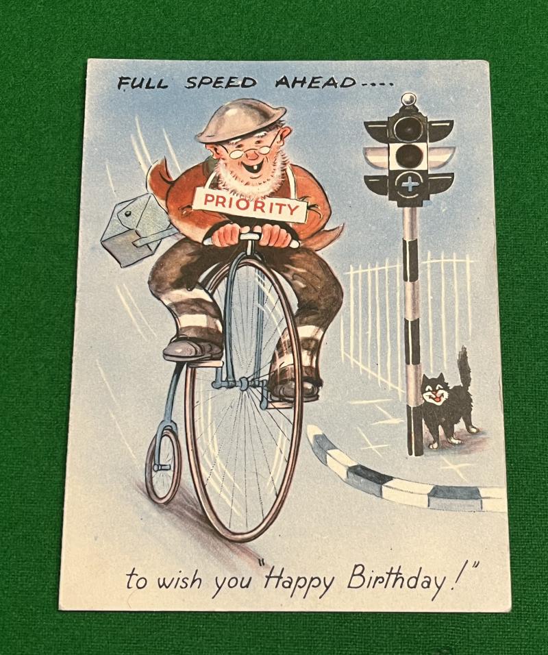 Wartime Birthday Card