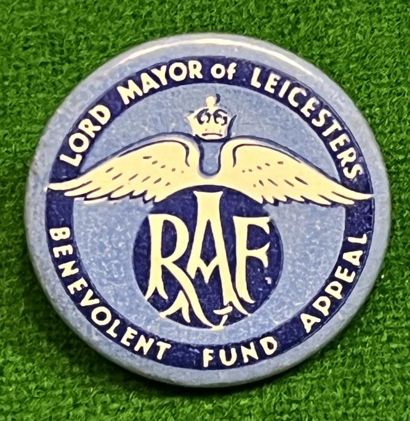 Lord Mayor of Leicester RAF Benevolent Fund Appeal badge.