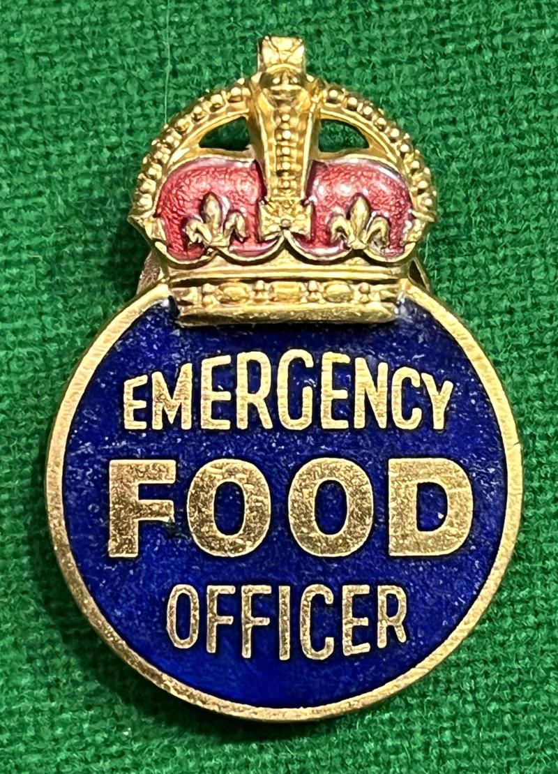 Emergency Food Officer lapel badge.