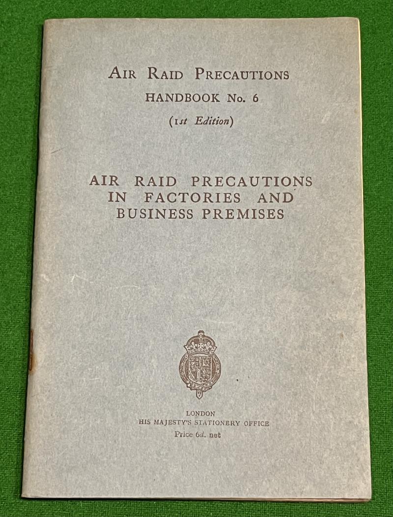 ARP Handbook No.6 ARP in Factories and Businesses.