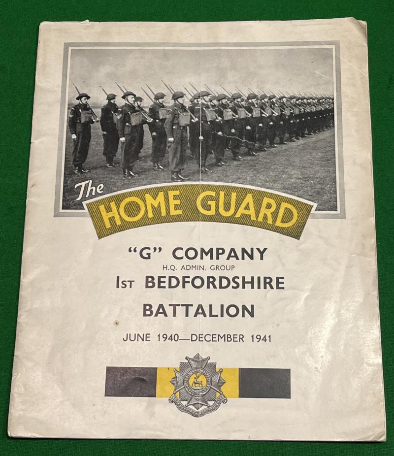 Ist Battalion Bedfordshire Home Guard History.