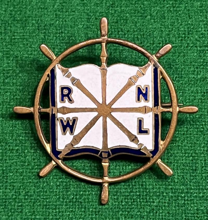 Royal Naval War Libraries worker's badge.