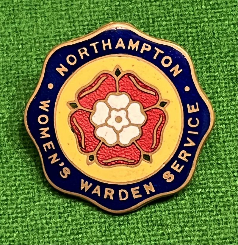 Northampton Women's Warden Service Lapel badge.