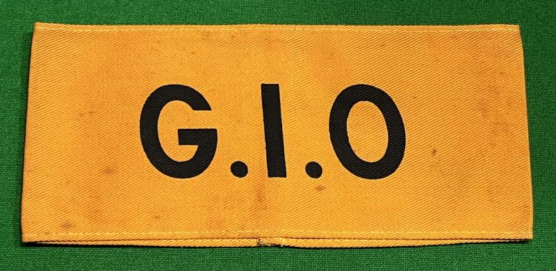 Gas Identification Officer armband.