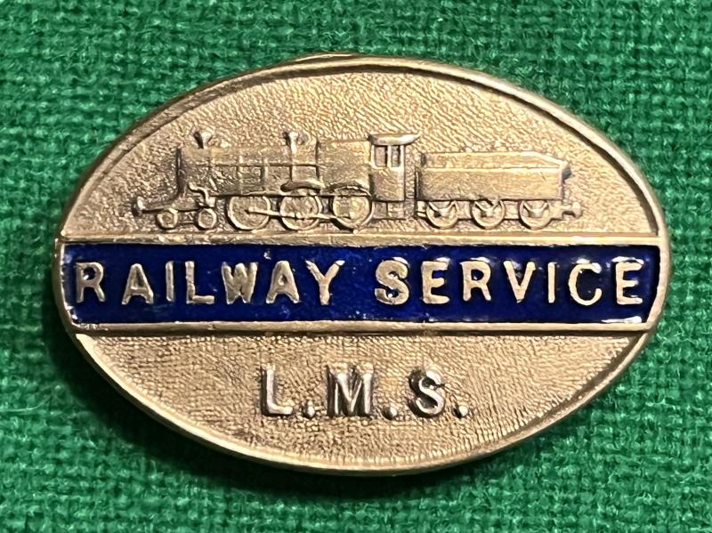 LMS Railway Service lapel badge.