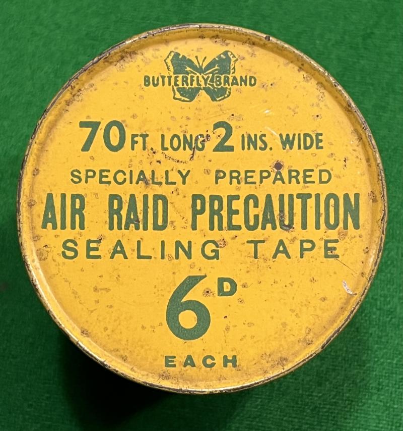 ARP ' Butterfly Brand ' Sealing Tape tin & contents.