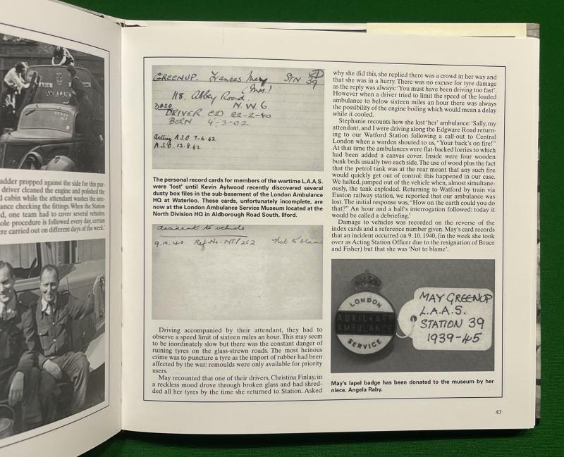 The Forgotten Service: Auxiliary Ambulance Station 39.