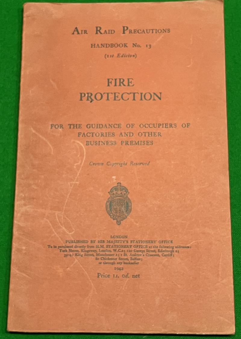 ARP Handbook No.13 Fire Protection.