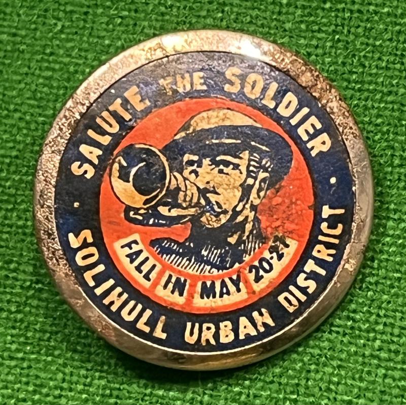 Solihull Salute the Soldier lapel badge.