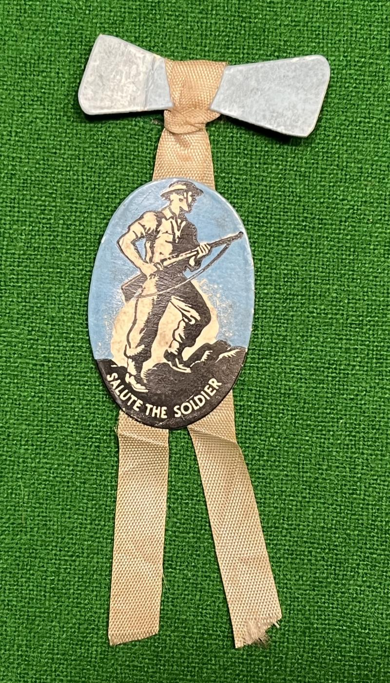 Salute the Soldier Donation Badge.
