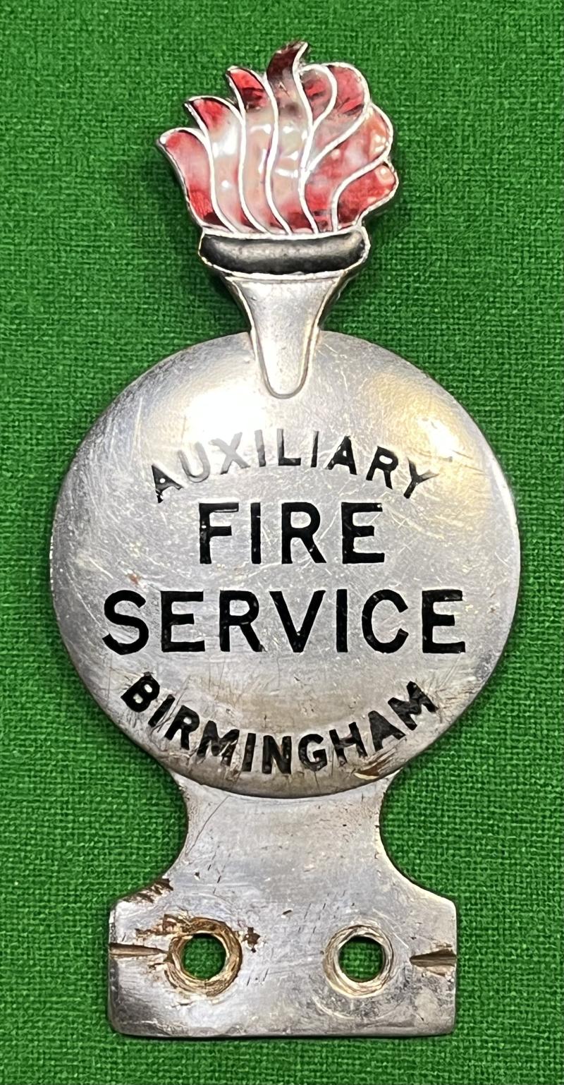 Birmingham AFS Car Badge.