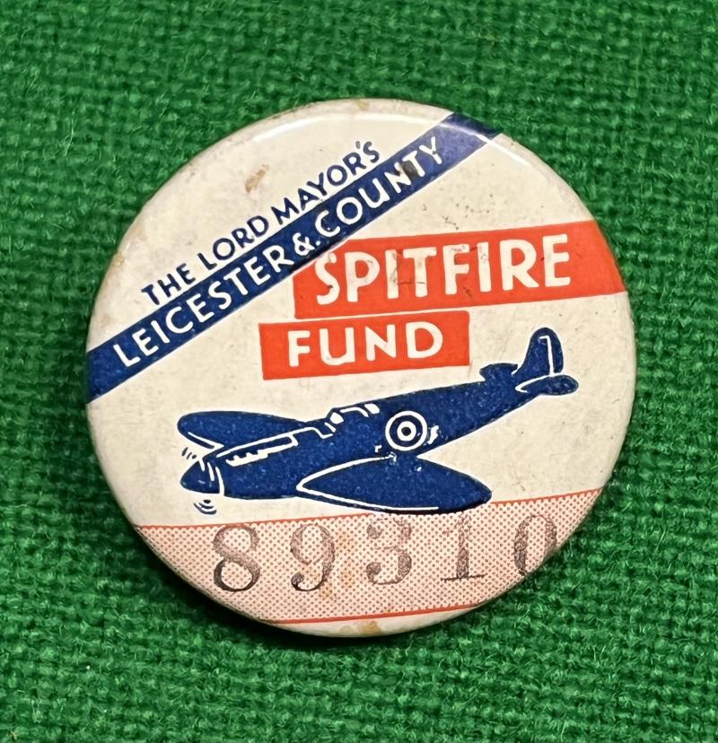 Leicester Spitfire Fund badge.