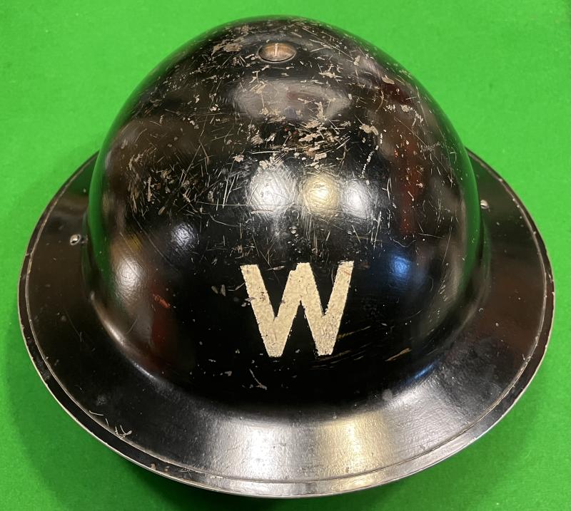 Air Raid Warden's Helmet.
