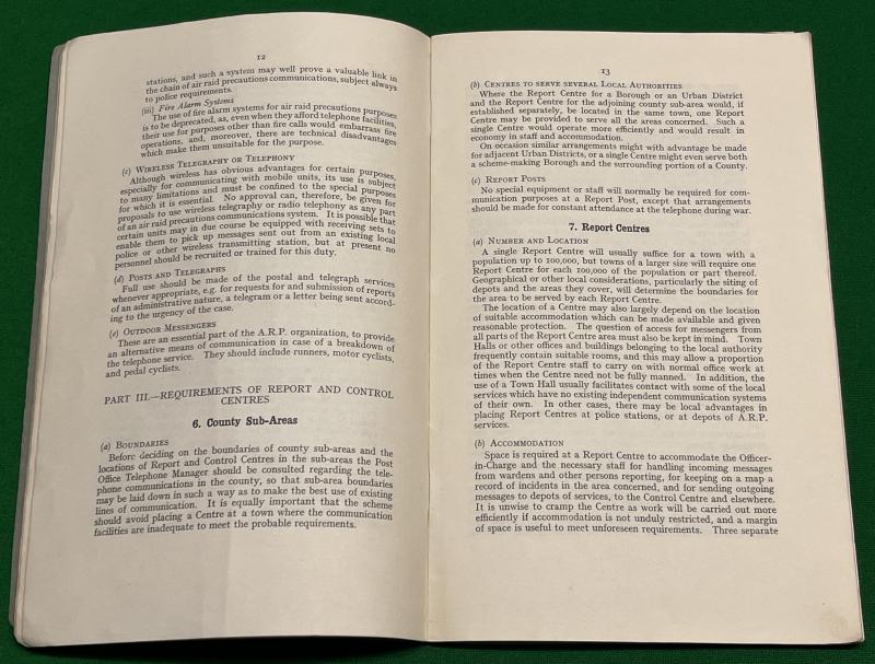 ARP Memorandum No.6 Local Communications & Reporting.