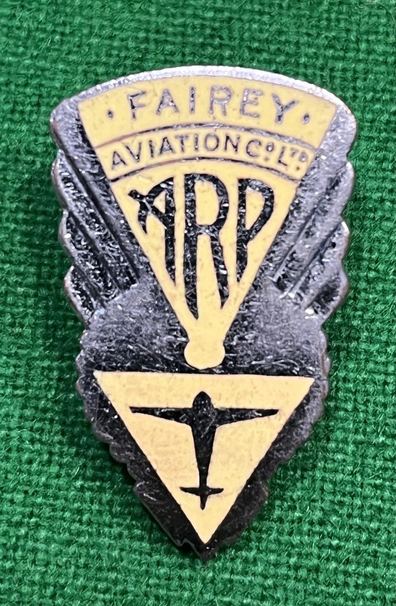 Fairey Aviation ARP Lapel badge.
