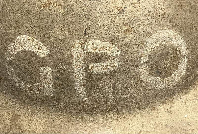 Home Guard Post Office Battalion helmet.