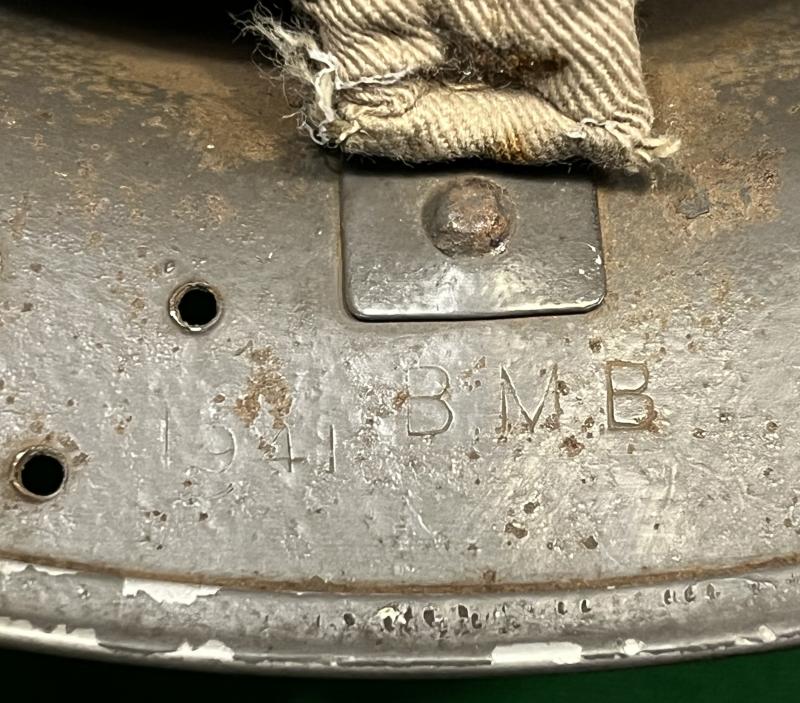 Home Guard Post Office Battalion helmet.