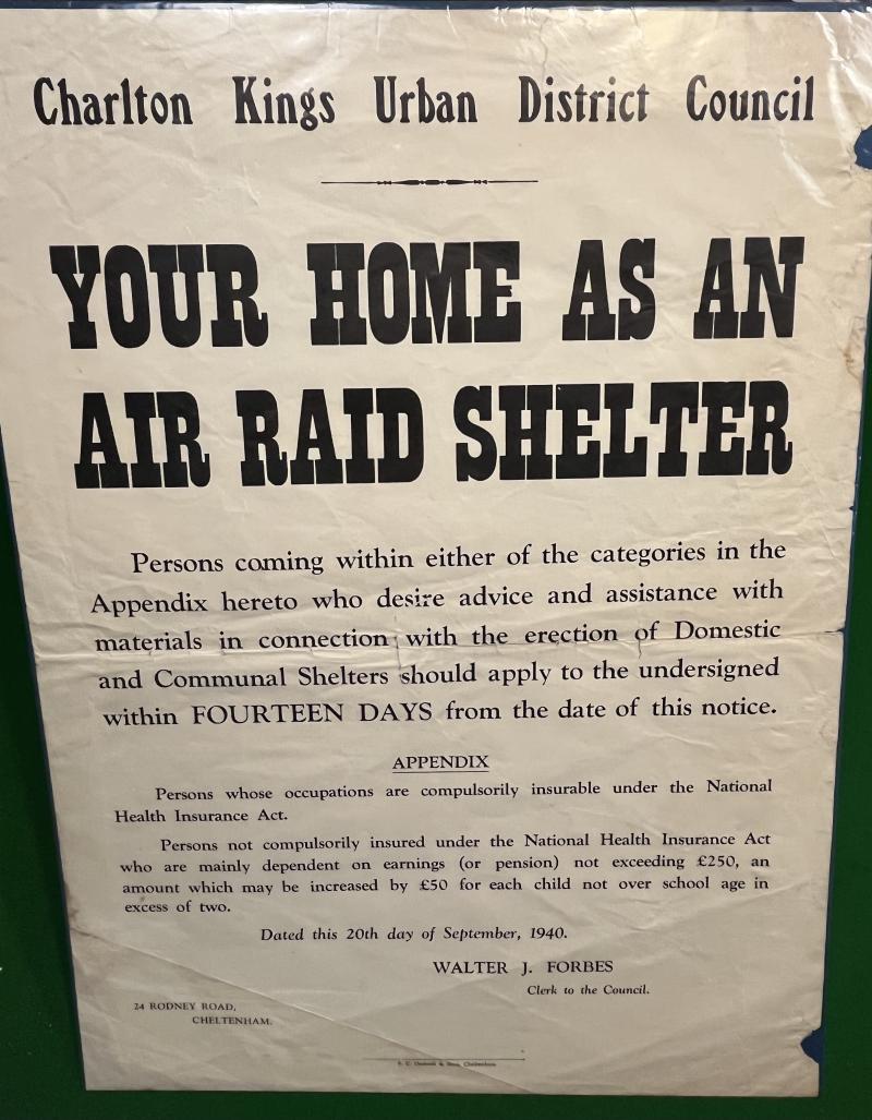 Shelter Poster - Charlton Kings UDC