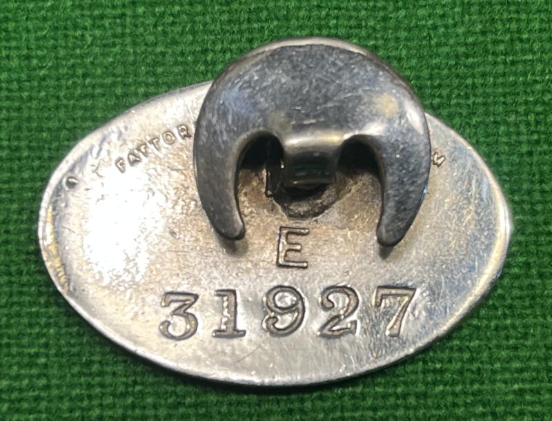 Chromed LNER Railway Service lapel badge.