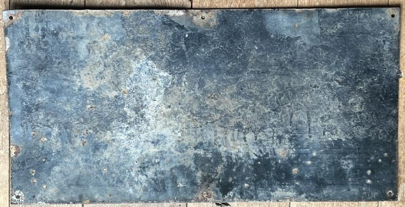 Enamel Shelter Sign.