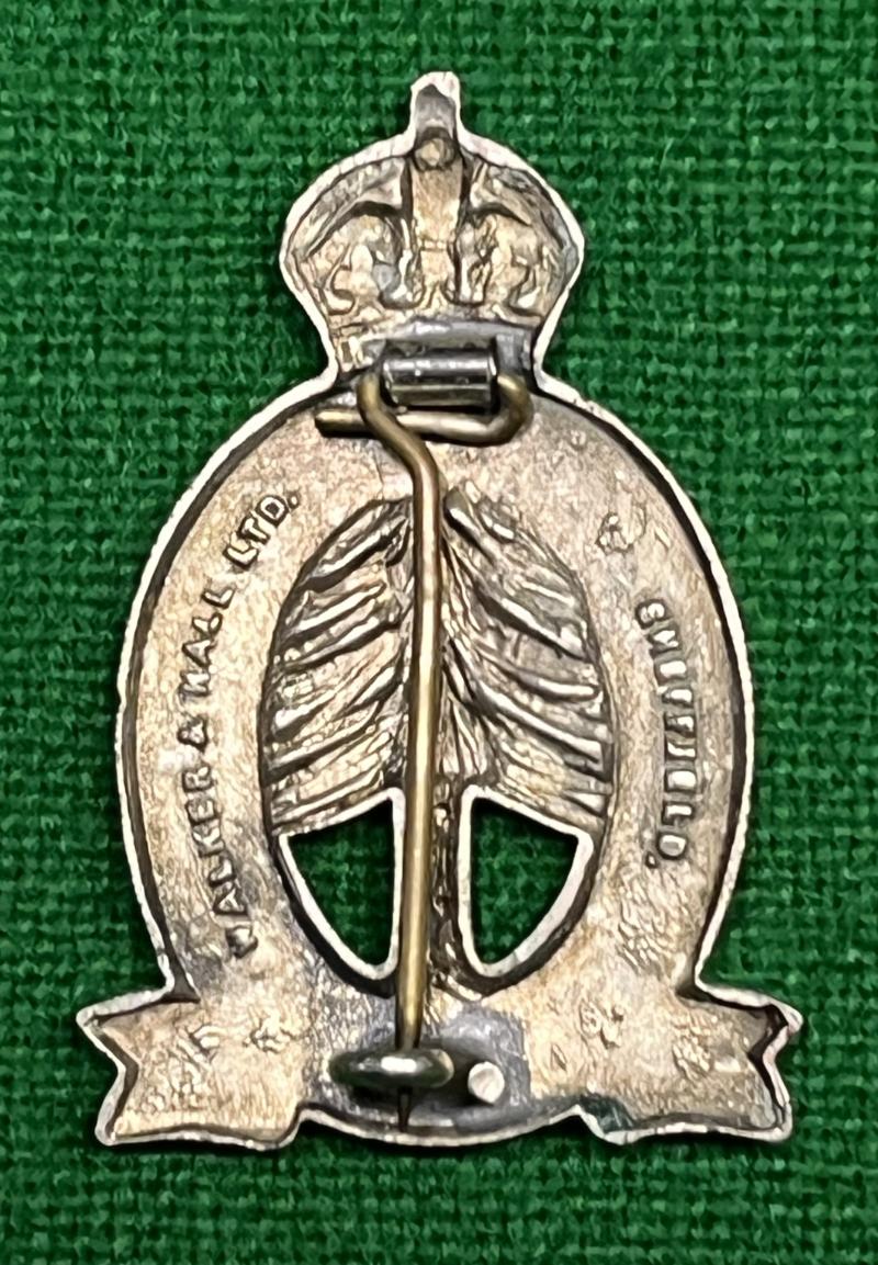 WW2 WLA Timber Corps silver plated official badge.