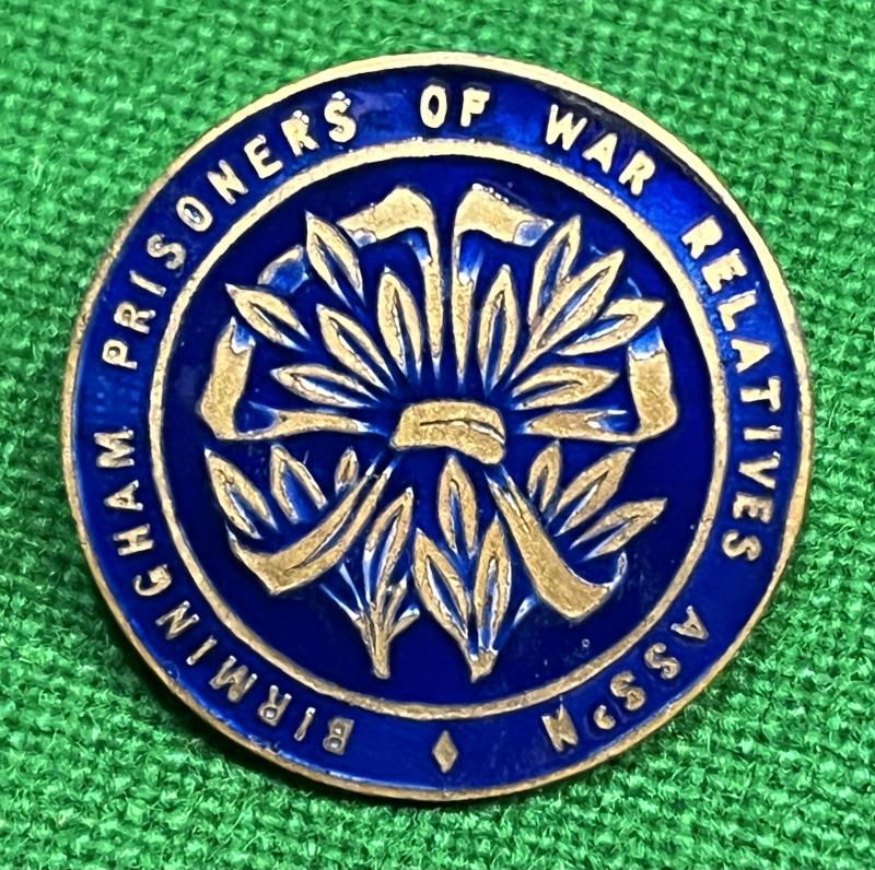 Birmingham POW Relatives Association lapel badge