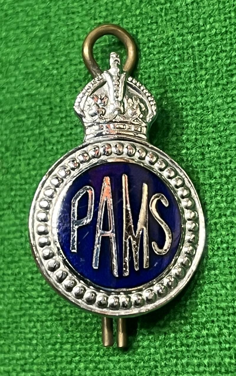Police Auxiliary Messenger Service cap badge.