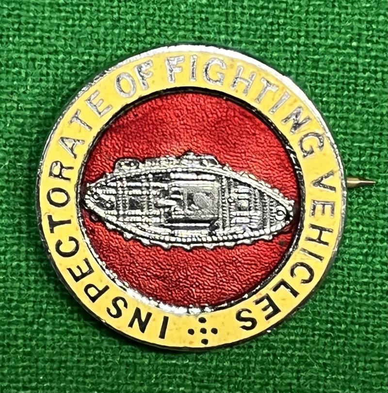 Inspectorate of Fighting Vehicles Lapel Badge.