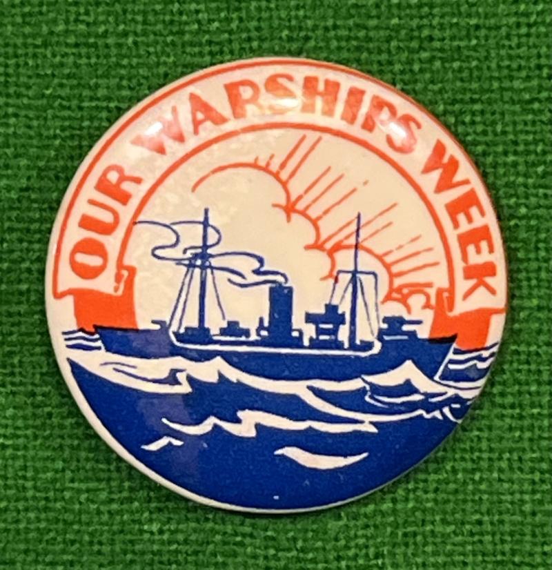 Warship Week Badge.