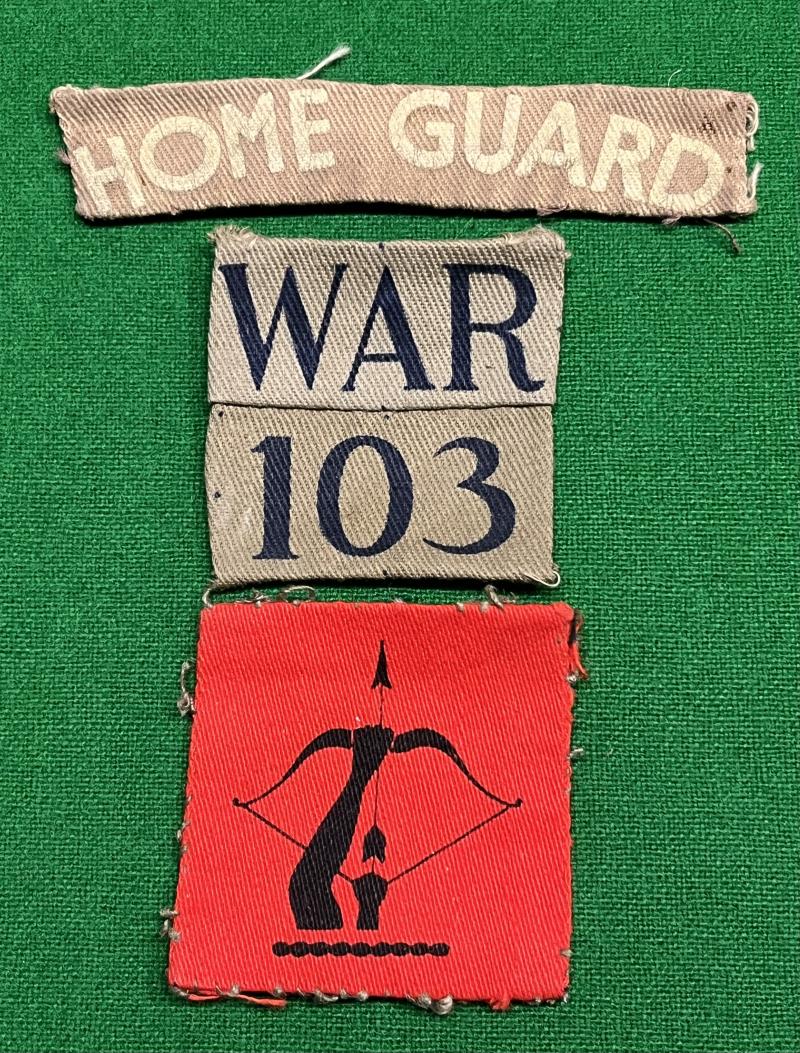103rd Warwickshire AA Home Guard titles.
