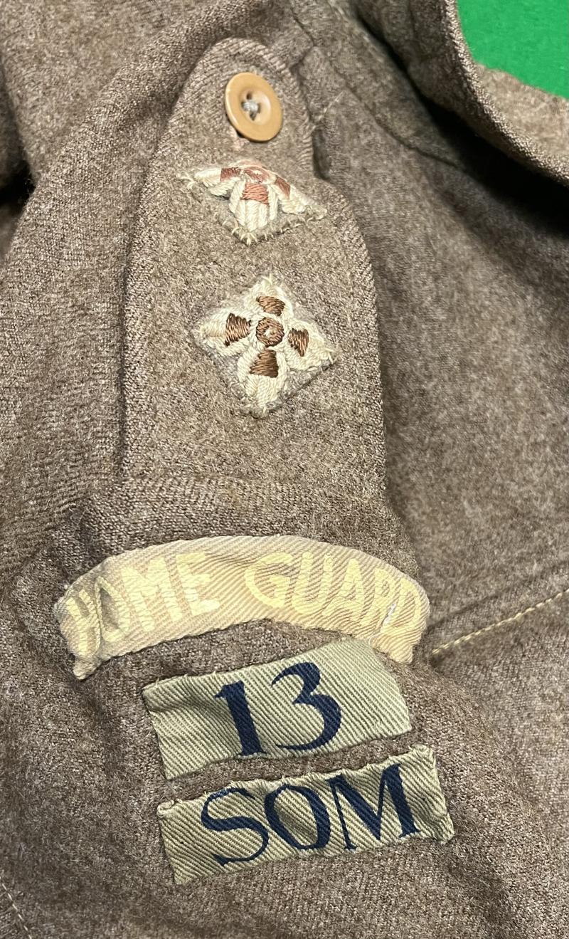13th (Axbridge) Battalion, Somerset Home Guard tunic.