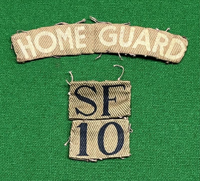 10th Derbyshire ( Ashbourne ) Home Guard Battalion Titles.