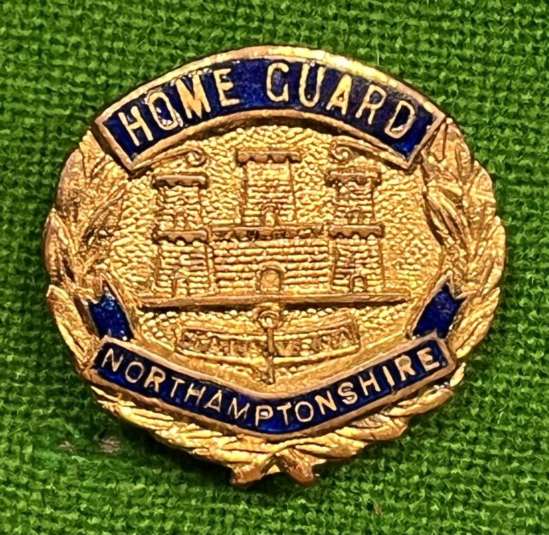 Northamptonshire Home Guard lapel badge.