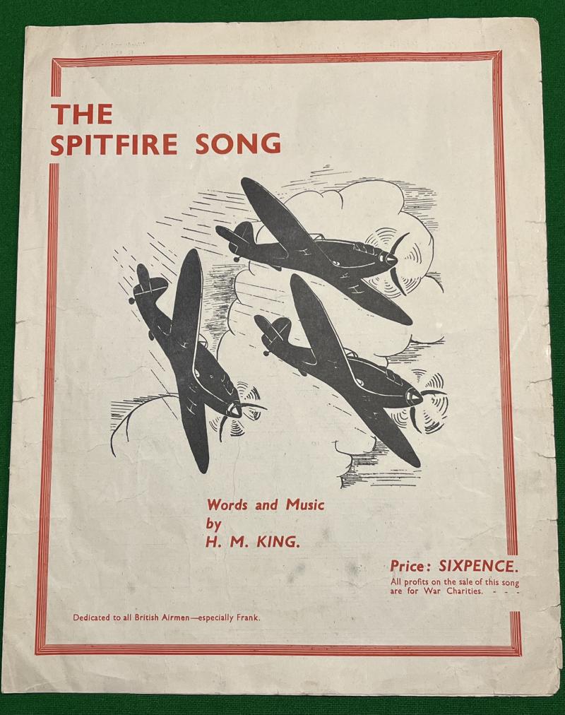 Spitfire Song sheet music.