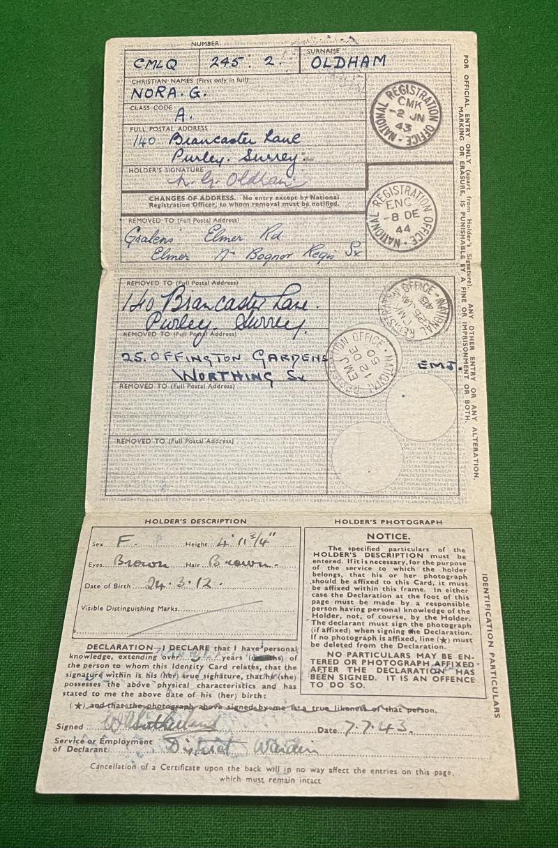 National Identity Card with Endorsement - District Warden.