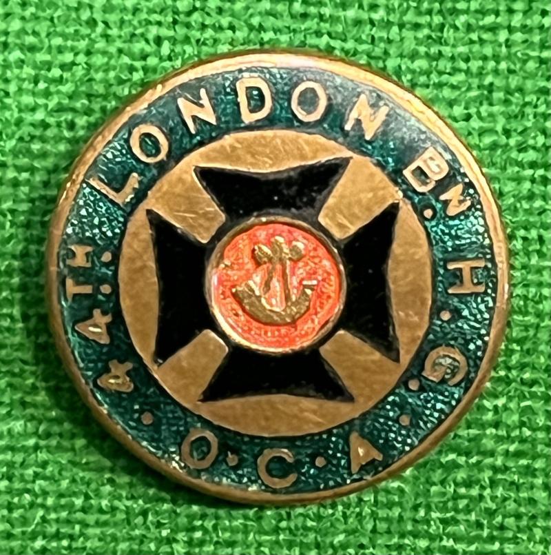44th London Battalion Home Guard OCA lapel badge.