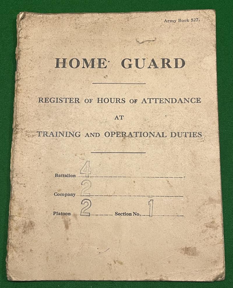 Home Guard Register.