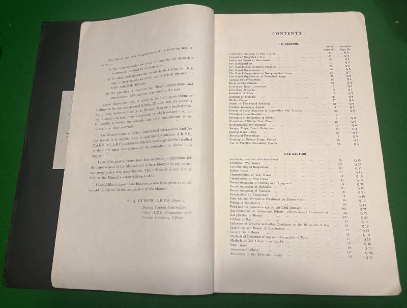 Derbyshire Civil Defence Instructors' Manual.