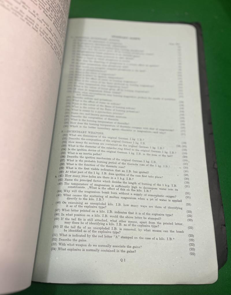 Derbyshire Civil Defence Instructors' Manual.