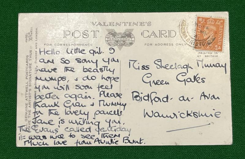 Comic postcard - Fuel Restrictions.