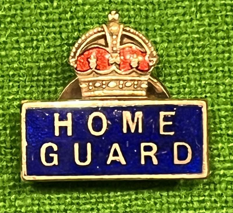Home Guard lapel badge - silver variation.