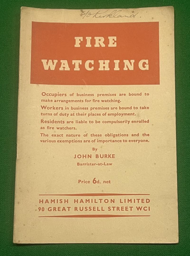 Fire Watching.