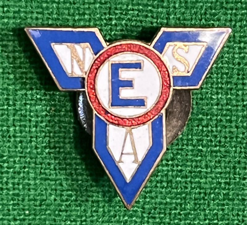ENSA lapel badge.