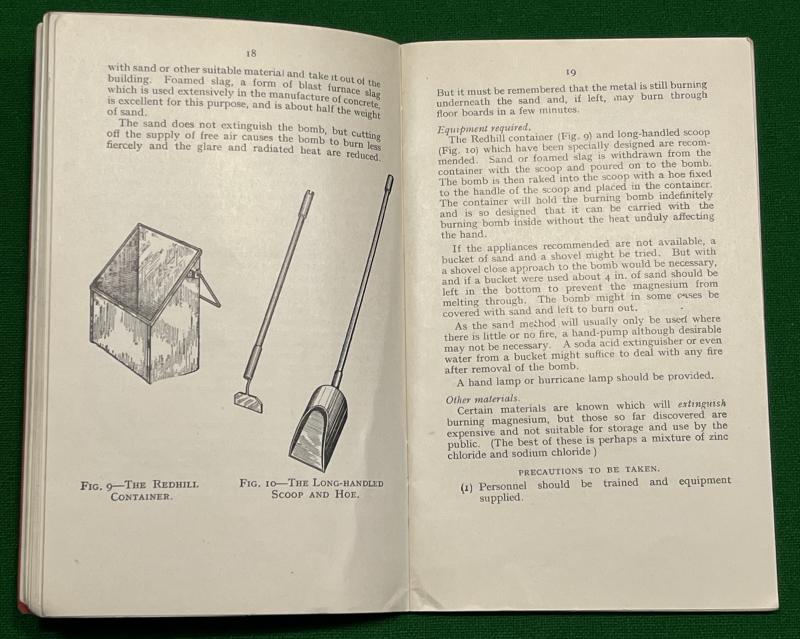 ARP handbook No.9 Incendiary Bombs.