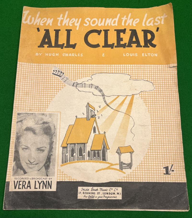 'When they sound the last 'All Clear''- Vera Lynn.
