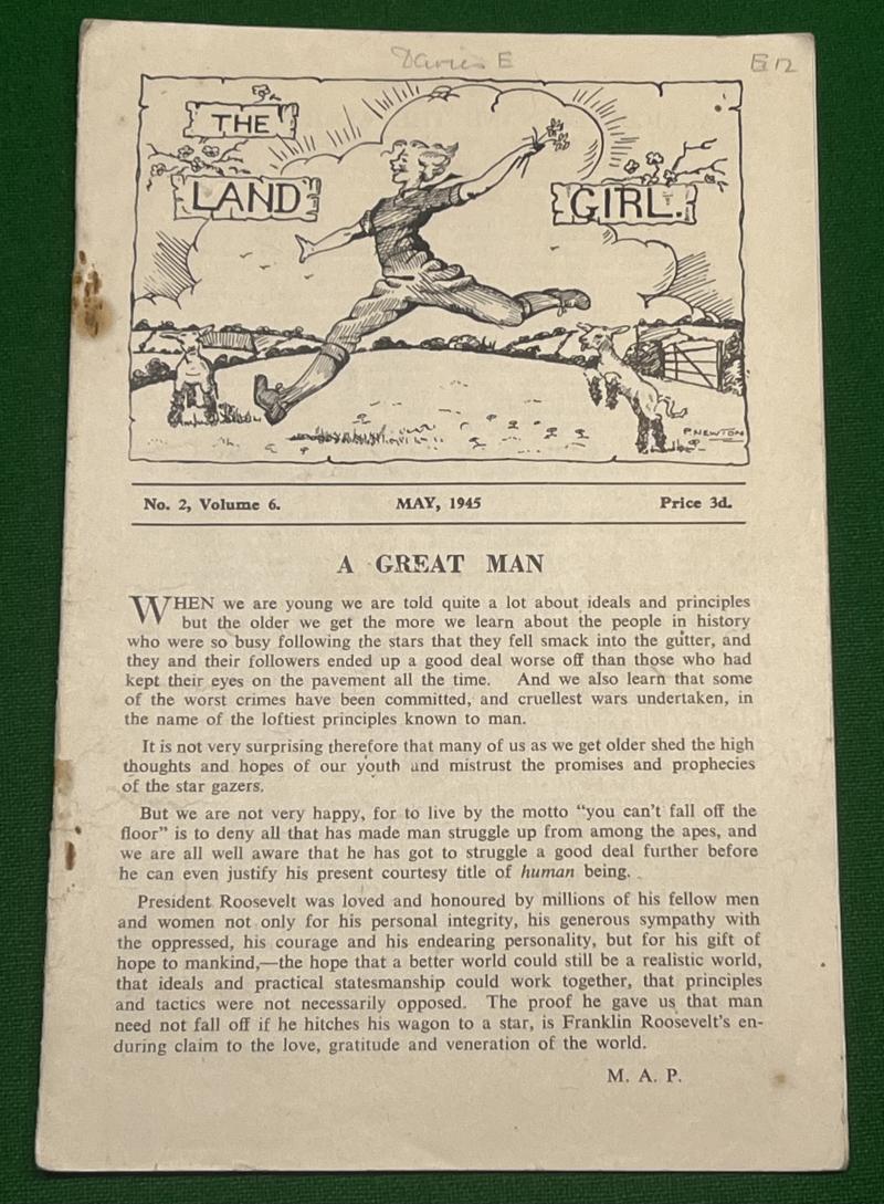 May 1945 Edition of the Land Girl.