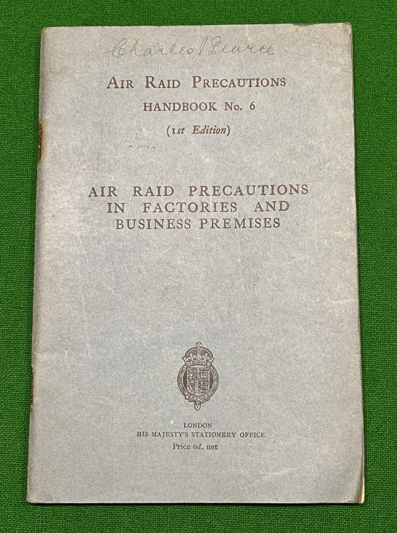 ARP Handbook No.6 ARP in Factories and Businesses.